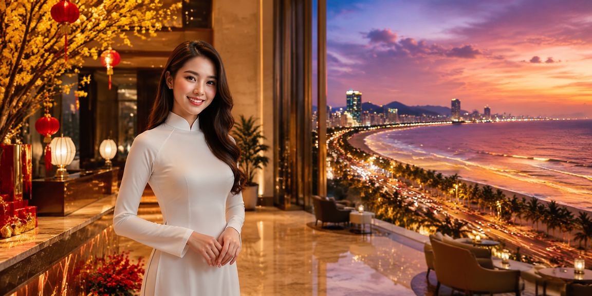 Cảnh bãi biển Đà Nẵng với hoạt động casino và cá cược trực tuyến đặc sắc